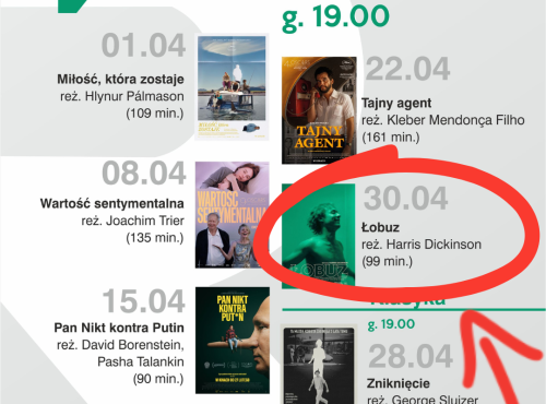 Informacja dla widzów DKF Sztorm