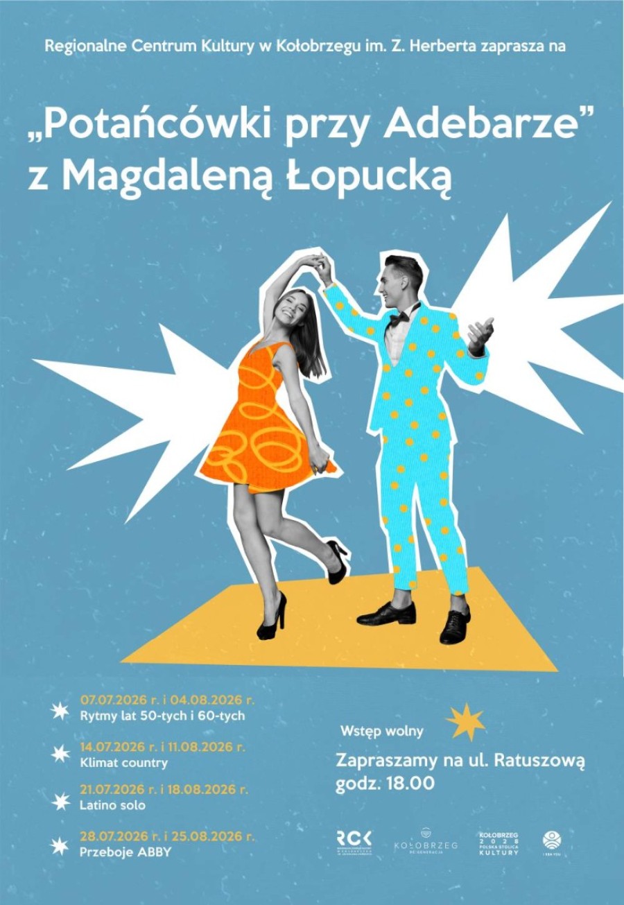 Letnie potańcówki na placu przy Adebarze